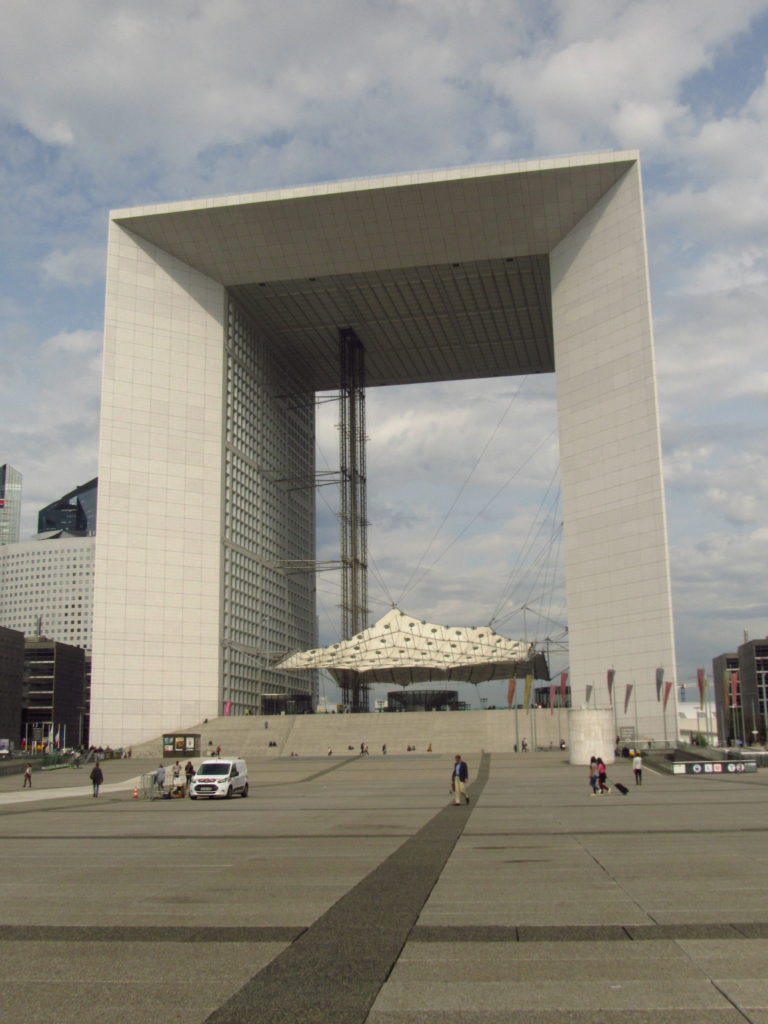 estrutura do grande arco la defense paris