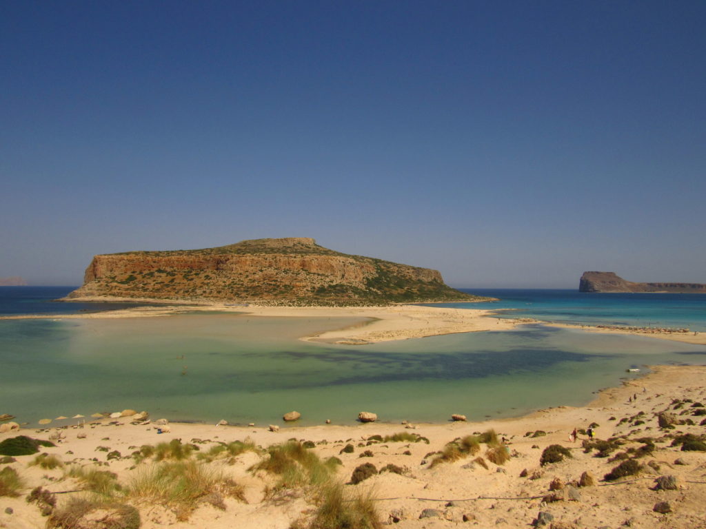 praia balos beach crete island greek