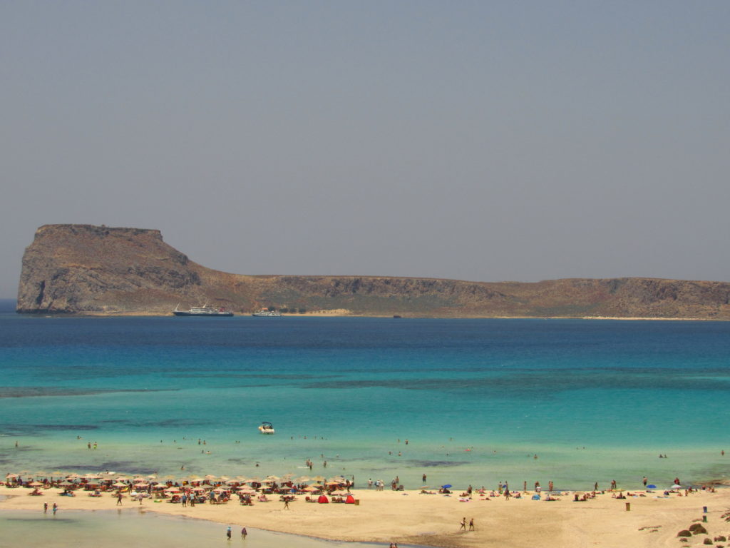 praia balos beach crete island greek